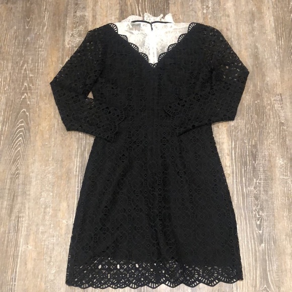 NWT Sandro Paris Cristina Guipure Lace Dress 38 - Picture 9 of 10
